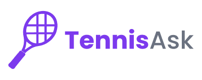 TennisAsk logo — tennis racket icon with the TennisAsk wordmark